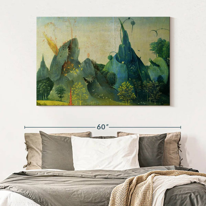 Kelan, le jardin des délices terrestres II, H 34 po x l 51 po