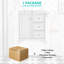 Armoire de meuble-lavabo 30 po avec lavabo en céramique, 3 tiroirs et tablettes réglables-1052186421