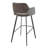 Ivonne Swivel Upholstered Counter Stool with Metal Frame-2117152375-2117152370
