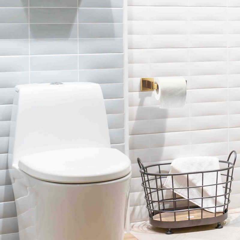 Eckart Wall Mounted Toilet Paper Holder, Brass