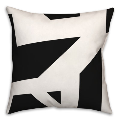  Coussin décoratif géométrique intérieur / extérieur en polyester