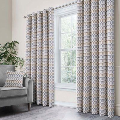 Ronisue Semi Sheer Curtain Pair