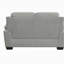 Canapé-lit moelleux confortable en tissu texturé gris-43551174