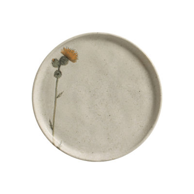 Assiette à pain en grès céramique de 6,1 po Campestre - Va au micro-ondes, au four et au lave-vaisselle, par Porto Brasil