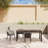 Abbagayle 116" L x 35.4" W Extendable Aluminum Outdoor Dining Table-1364067891