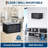 Wall Mount Network Cabinet - Server Rack Enclosure with Locking Glass Door & Removable Side Panels, IT/AV Equipment Rack for Secure Data and Audio-Visual Installations-114500772