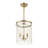 3 - Light Steel Dimmable Chandelier-605957265