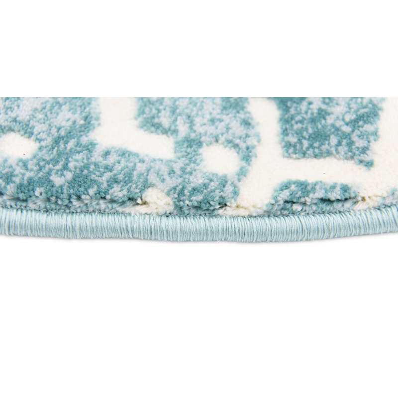 Maxon Geometric Indoor Rug, Round 4'