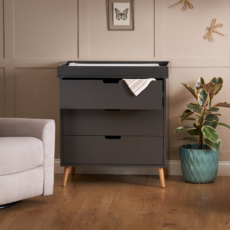 Maya Changing Unit, Gray/Beige