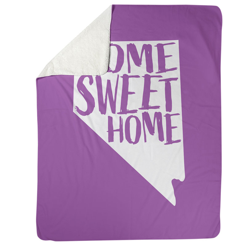 Jeté polaire nevada doux, l 52,5 po x L 62,5 po, Violet