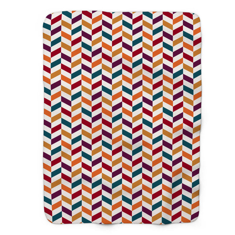 Leafy Blend - Couverture sherpa de qualité supérieure 1 pièce, Lit simple