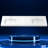 Solid Surface 73" Double Bathroom Vanity Top In White Bathroom Countertop With Sink