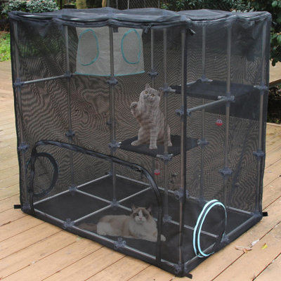 Catio Outdoor Cat Enclosure, Mega Kit For Outdoor And Indoor(Mega Kit)