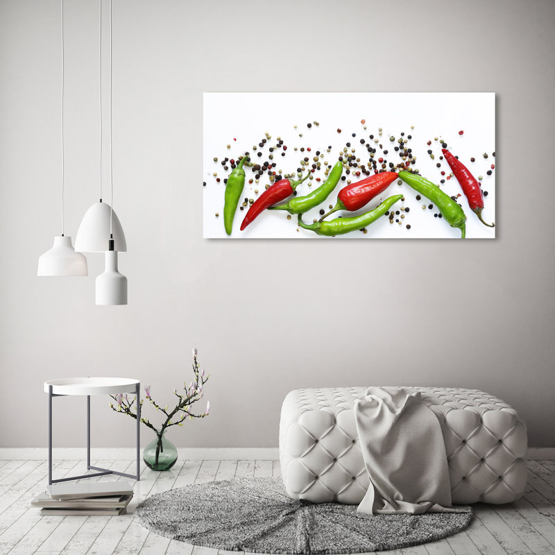 Chilli Peppers - Wrapped Canvas Print