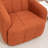 Ashyiah 32'' Wide Swivel Chair With Round Metal Base-1498694173