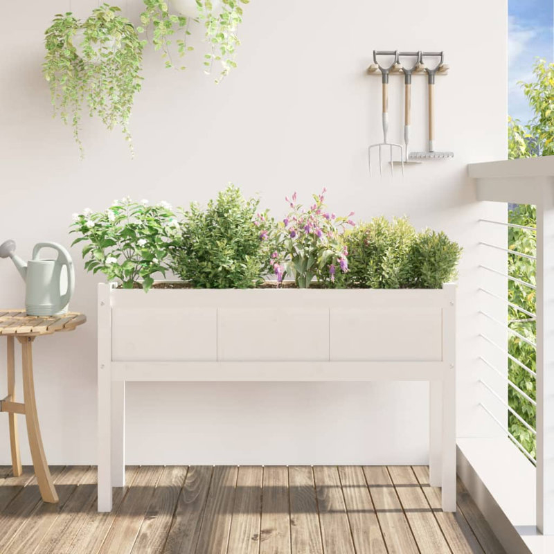 Pinckneyville Planter Box, 1, White