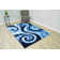 Modern Arriola Shag Abstract Geometric Rug For Living Room Bedroom
