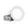 4'' Selectable Color Temperature Dimmable Air-Tight IC Rated LED Canless Recessed Lighting Kit