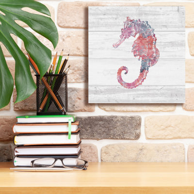 «Ocean Life III» par Sarah Adams, art mural sur toile, 26 po x 26 po