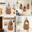 Ensemble de sacs de rangement et de paniers réutilisables en lin, organisateur mural pour cuisine, chambre à coucher, véhicule récréatif, salle de couture et chambre de bébé