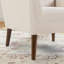 Fauteuil d'appoint rembourré 32,2 po de largeur avec pieds en bois massif-124849210