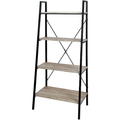 Babs 148cm H x 60cm W Steel Ladder Bookcase