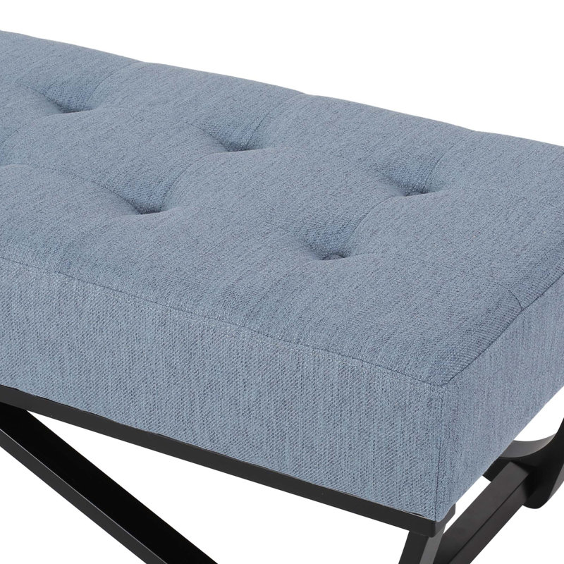 Banc de chambre élégant pour le salon, Bleu clair