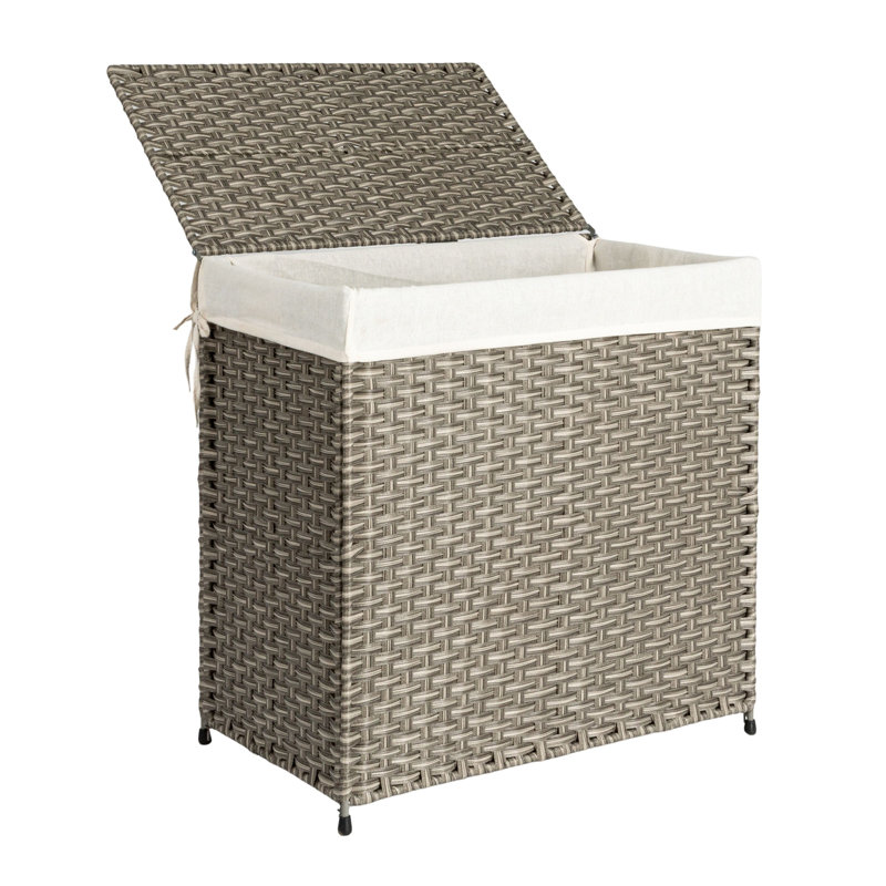 Handwoven Rattan Laundry Hamper