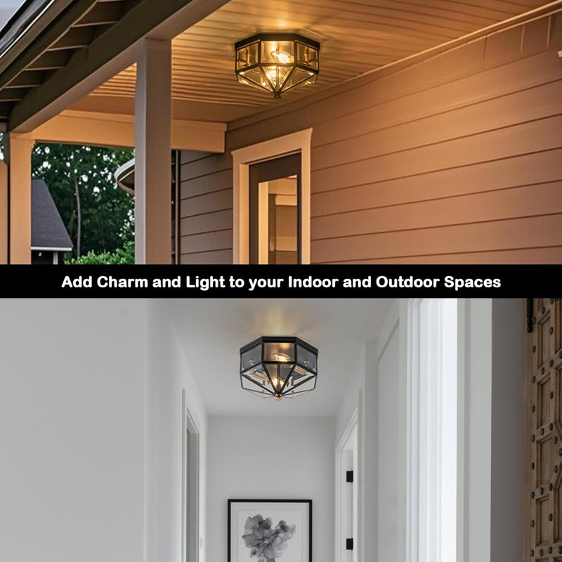 Octagonal Flat Top Lamp