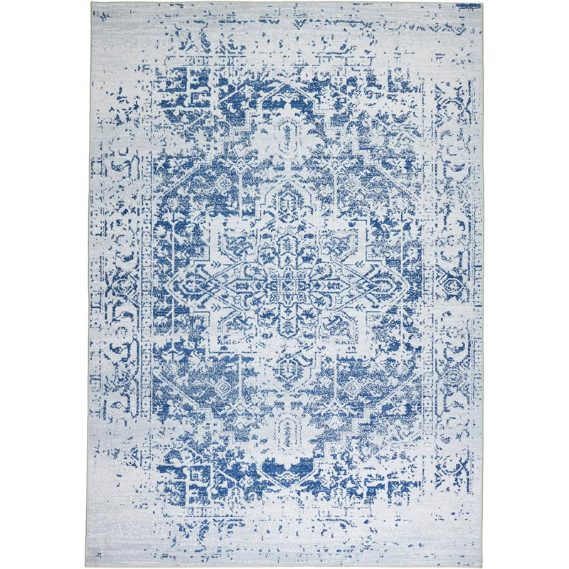 Tapis Jayvon avec envers antidérapant, Rectangle 5 pi 8 po x 9 pi