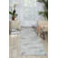 Tapis argenté / bleu Arnim-887639935