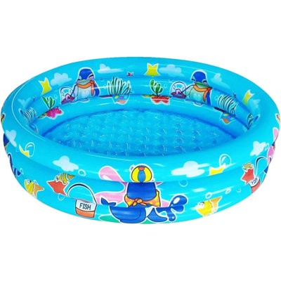 3 Rings Kiddie Pool For Toddler, Kids Swimming Pool, Inflatable Baby Ball Pit Pool,  Infant Pool