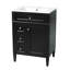 Meuble-lavabo 24 po avec lavabo supérieur, meuble-lavabo moderne avec 2 tiroirs et un tiroir basculant, meuble-lavabo simple-1381958570
