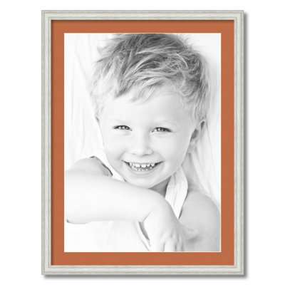 Wood Matte Picture Frame with Mat