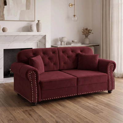 63 " Velvet Loveseat
