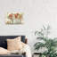 «Spice Poppies and Eucalyptus in Bottles Landscape» par Tre Sorelle Studios - reproduction d'art-49772949-49772952