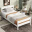 Lit simple en blanc, avec tête de lit en bois d'hévéa et, s'adaptant à tous les décors de chambre à coucher, support blanc confortable et idéal pour les appartements, maximisant l'espace sous l'espace, style minimaliste rustique-1704451866