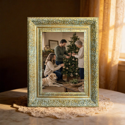 11" x 14" Antique Gold 3 PCS Home Decor Picture Frame for Home Decor