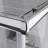 36'' W 72'' H Framed Square Reversible Shower Enclosure-81127649