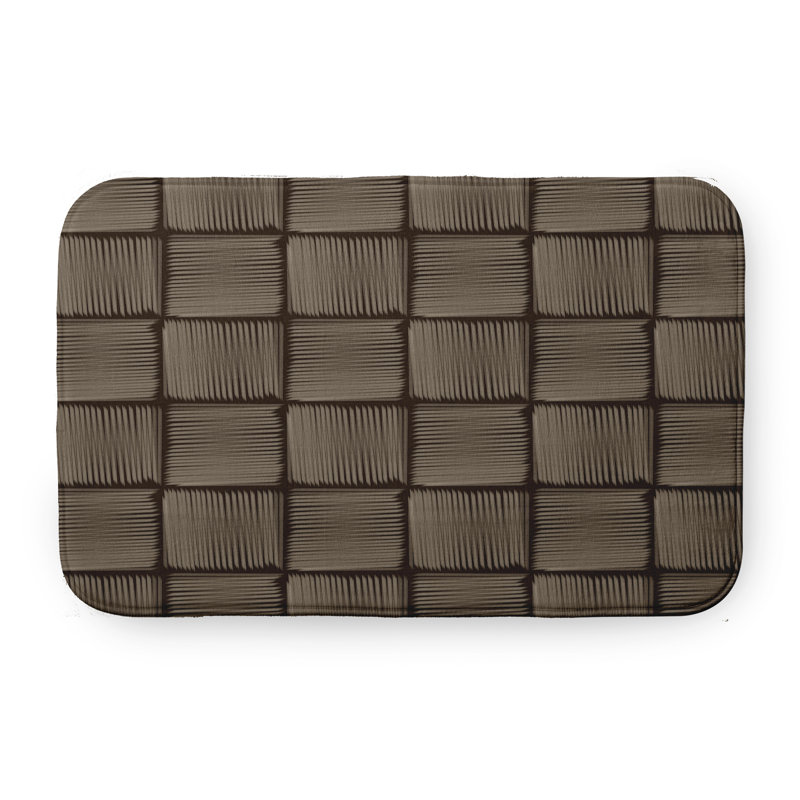 Napperon Basketweave, Brun