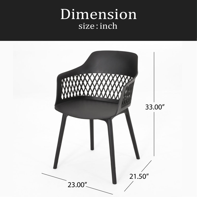 Chaise Azalea, Noir