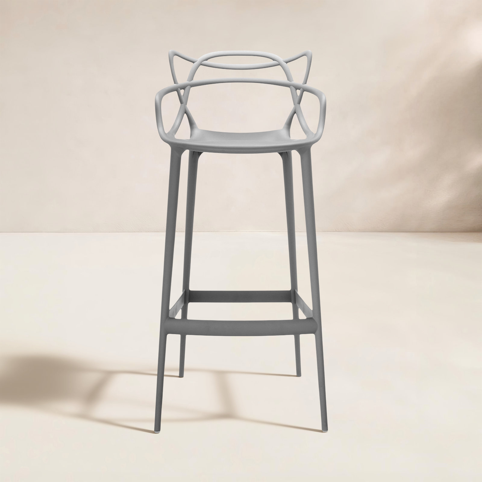 Masters Outdoor Bar Stool, Gray, Bar