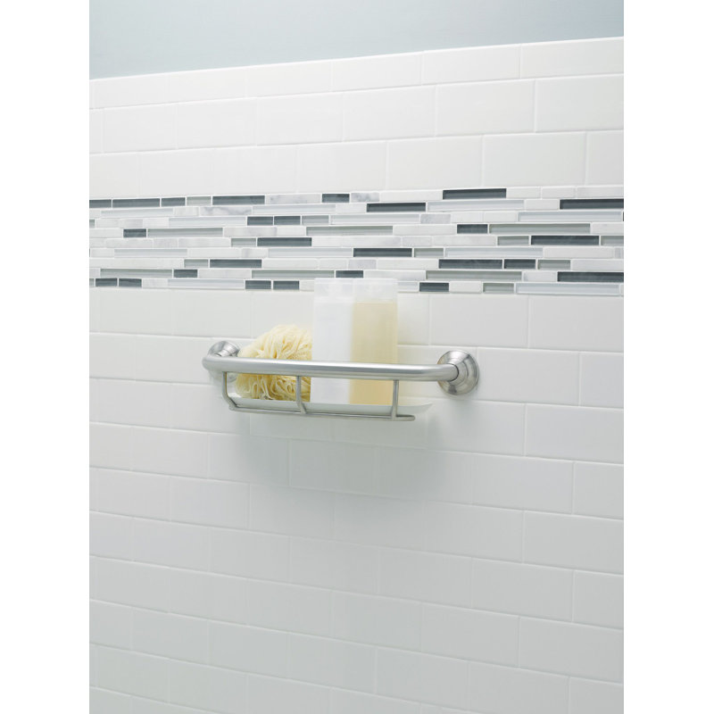 16" Grab Bar, Brushed Nickel