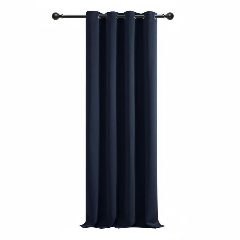 Blackout Single Curtain Panel, Navy