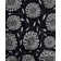 Modern Tibet Hand Knotted Floral Area Rug in Black