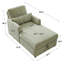 Chaise longue rembourrée avec rangement-138744125
