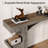 63-Inch Dark Grey Long Console Table