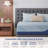  12" Medium Hybrid Mattress With Copper Gel Cooling, Pocketed Coils-84010960-84010962