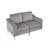 Basic Sectional Sofa, Modular  Sofa Two-Seater Sofa, Corduroy  Sofa-1319502968