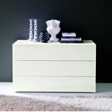 Enea 3 - Drawer Solid Wood Nightstand